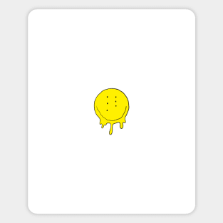 Drippy Six-Eyed Smiley Face, Small Magnet